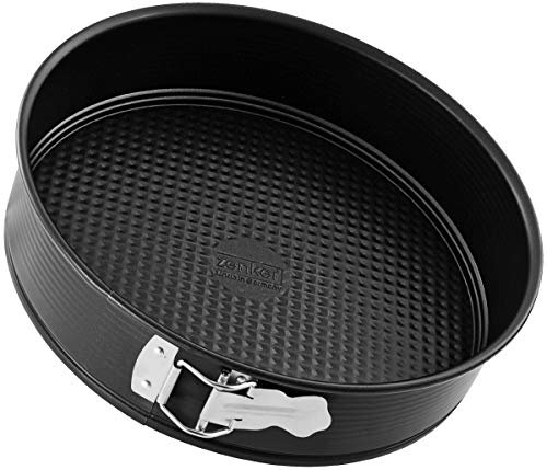 Zenker 6012 Teglia con Fondo Staccabile Ø 20 cm Promotion, Stampo Rotondo, Lamiera d'Acciaio con Rivestimento Antiaderente