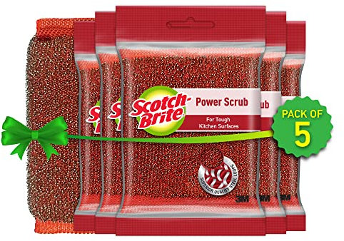 Scotch-Brite Steel Loops Power Scrub - Confezione da 5