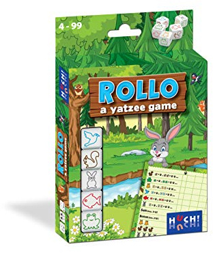 HUCH! 881823 Rollo Yatzee tärningsspel, familjespel