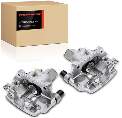 Frankberg 2x Bremssattel Bremszange Hinten Links Rechts Replace# 36001765 | Kompatibel mit Ford Kuga II, Focus III Stufenheck/Turnier, C-Max II, Focus II Kombi, Transit Connect V408 Kasten, Volvo V50