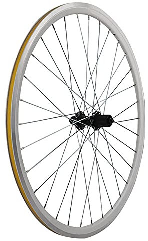700C Fahrrad Felge Laufrad, Aluminiumlegierung Kassette Rennradräder 30mm Felgen Fahrradzubehör, Kompatibel 7 8 9 10 Geschwindigkeit/Weiß/Rear wheel