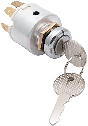 Riloer Kit de llave de contacto universal de 7 pines para barco, coche, triciclo, bicicleta, moto, cortacésped, con 2 llaves