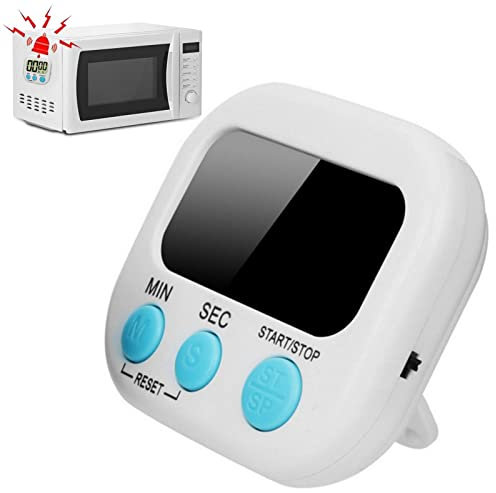 Temporizador para niños, temporizador digital de cocina multifunción con soporte, temporizadores de escritorio con parte trasera magnética, temporizador de huevo para horno, cocina, estudio, ejercicio