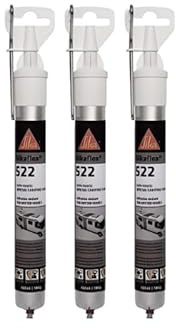 SIKA Lot de 3 colles Mastic Sikaflex 522 Caravan - Blanc - 100ml