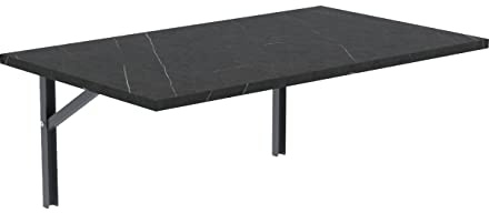 AKKE Klapptisch Wandklapptisch, klappbar, 100cm x 60cm, Trockener Stein