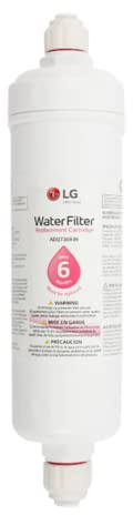 LG ersättande kylskåp Push Fit Fitting vattenfilterpatron (1-pack)