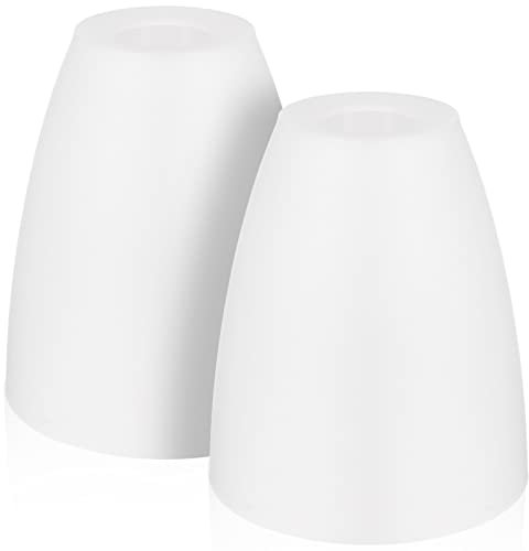 CLISPEED 2 Stück Lampenschirme Ersatz-Stehlampenschirme Klarem Glas Kleine Lampenschirme Leuchtenzubehör Tischlampenabdeckungen Im Öffnungsstil, 14075622G6QE7ZH