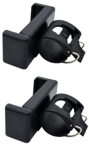 BESTonZON 2 Pièces Téléphone Portable Trépied Stand Téléphone Selfie Pince Téléphone Trépied Support Téléphone Adaptateur Rotatif Téléphone De Poche Mobile Support De