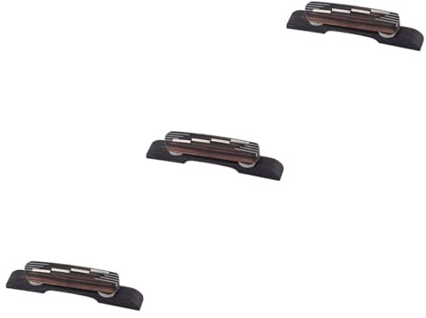 Toyvian Height Adjustable Guitar Bridge for Mandolin Guitar and Bass and Tuning Made of Material for Stable String