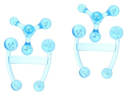 minkissy 4stücke Rückenmassager Handmassager Mit Praktischen Massageknöpfen Für Entspannende Muskelbehandlung Zu Hause Zur Linderung Von Verspannungen Durchblutung