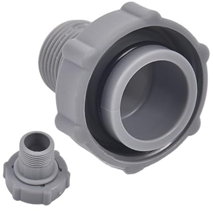 Connettore per raccordo di scarico della piscina, raccordi per piscina per tubo da giardino - Connettore di scarico ID piscina da 1,5 pollici,Drenaggio efficiente, per piscine a prova di per