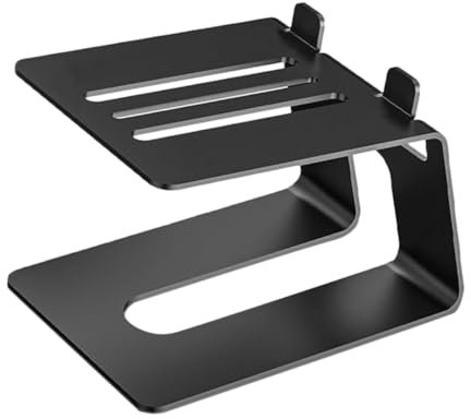 BESTonZON Desktop Speaker Metal Stand Monitor Speaker Stands for Computer Home Kitchen Accessories Riser