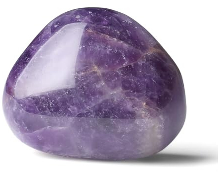 Amethyst Trommelsteinen, Kristalle Steine Stapelsteine Deko | AWARDSEN Steine Edelstein Zur Dekoration von Vasen, Heilsteine, Brunnensteinen