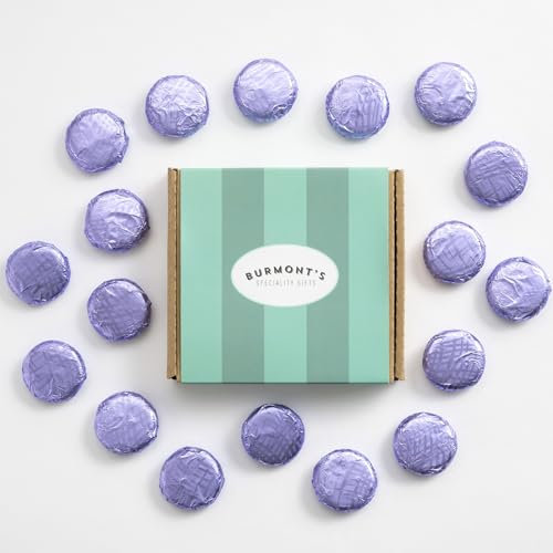 Vegan & Dairy Free Chocolate Creams - 18 Violet Fondant Dark Chocolates – Exclusive To Burmont’s