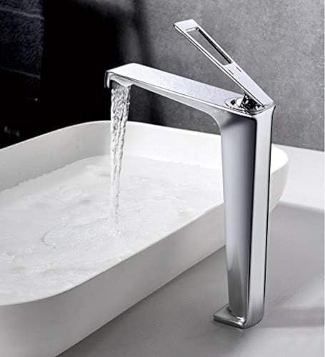 GSZCCZS Heiß Kalt Bunter Waschtischarmatur Badezimmer Rotation Waschbecken Wasserhahn Einhebel Messing Kran Wassermischer-Schwarz Kurz