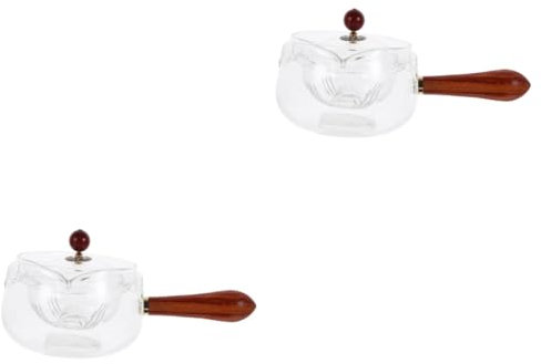 SOIMISS 2 Teteras Tazas De Té Teteras De Restaurante Colador Rojo Infusor De Té Bonita Eléctrica Para Preparar Nogal Norteamericano