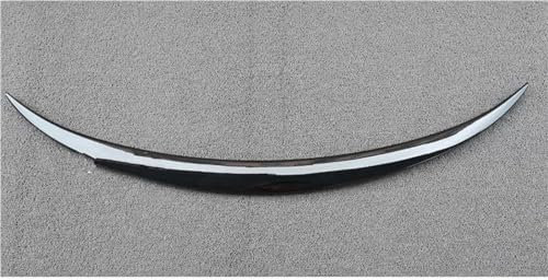 ABS Material Primer Farbe Heckspoiler Auto Schwanz Flügel Dekoration Für Benz Für C-klasse W205 Spoiler 2014 2015 2016 2017 2018 2019 Spoiler Heckspoiler Flügel Lippe(Schwarz)