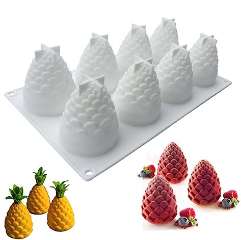 UTHCLO Stampo in Silicone per Dolci Forma Cavità Strumenti da per Torte Gelato e Cioccolato Bianco Facile da