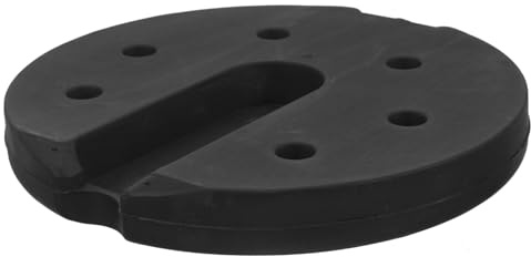 NUOBESTY Robuster Runder Lampenfuß aus Eisen als Gewichteter Schreibtischlampenfuß mit Added Stability und Stylischem Design für Büro und Schlafzimmerlampenfüße