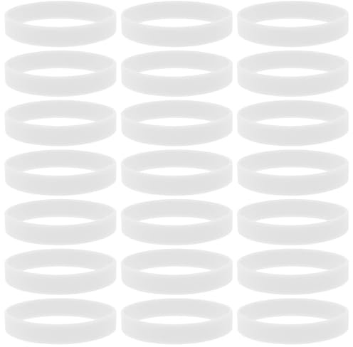 HOOTNEE 100 Braccialetti Luminosi in Silicone Fosforescente Braccialetti che Brillano al Buio per e Attività Notturne e Festa Materiale Silicone Sicuro Confezione da 100 Pezzi