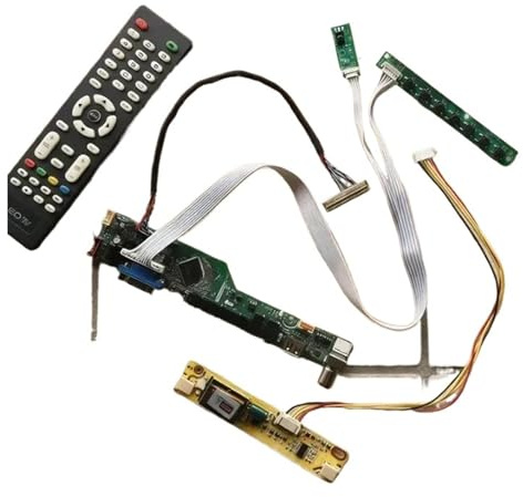 Carte De Lecteur De Contrôleur Matriciel Adaptée À LTM230HT02 CLAA215FA03 M216H1 M215H1 1920x1080 LVDS 30 Broches 1920x1080 HDMI + VGA + AV + USB 2CCFL Kit(for M216H1-L05)