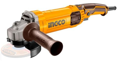 Ingco AG1100385E Smerigliatrice Angolare 1100 W 125 mm a Filo Velocità Regolabile