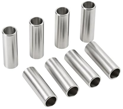 MUXSAM 8Pcs Silber Aluminium Erwachsene Inline Roller Skate Shoes Spacer für 6mm Schrauben | Skateschuhe Abstandshalter für 6 mm Schrauben