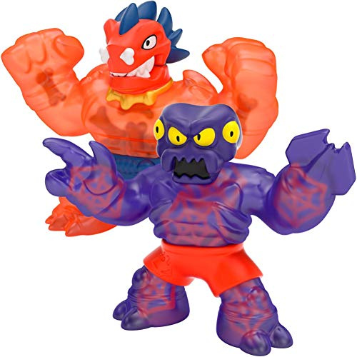 Heroes of Goo Jit Zu Dino Power Versus Pack – 2 actionfigurer – vulkaniskt rumble – Blazagon vs Redback, 4111
