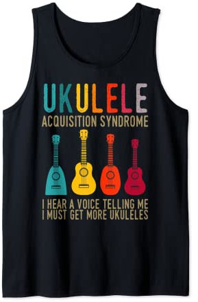 Ukulélé à quatre cordes pour musicien Débardeur