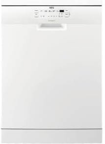 AEG FFS5361CZW Standgeschirrspüler, 60 cm breit, 13 Maßgedecke, AutoSense, Abschaltautomatik, Beladungserkennung, LED Display, 5 Spülprogramme, 4 Temperaturen, weiß