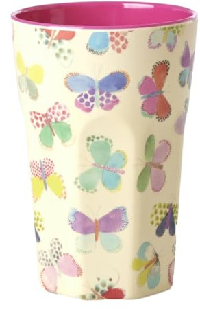 Rice Tazza in melamina in 100% melamina farfalla tall