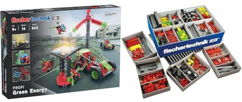 fischertechnik 559879 Profi Green Energy – Bausatz für Kinder ab 9 Jahren & 554195 Creative Basic - eine große Auswahl an ausgewählten Inhalt