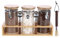 Ken's Kitchen Bocaux Rangement en Verre Hermétique Lot de 3x1200ml avec 2x cuillère,Pots et Bocaux de Conservation Cuisine avec Couvercle pour Céréales,Cornflakes,Spaghetti,boîte pour le café,le thé