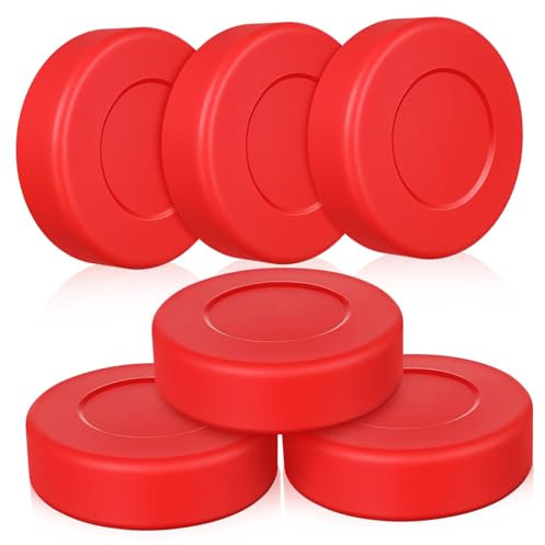 POPETPOP 6stücke Hockey-Pucks Für Straße Und EIS Runde Pucks Für Innen Und Außenbereich Trainingspucks Für Verschiedene Hockey-Spiele