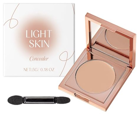 Generic Colored Clay CC Undereye Corrector, 4-Shade Palette, Under Eye Concealer, Color Correcting Cream, Long-Wear, Hydrating, Light Beige