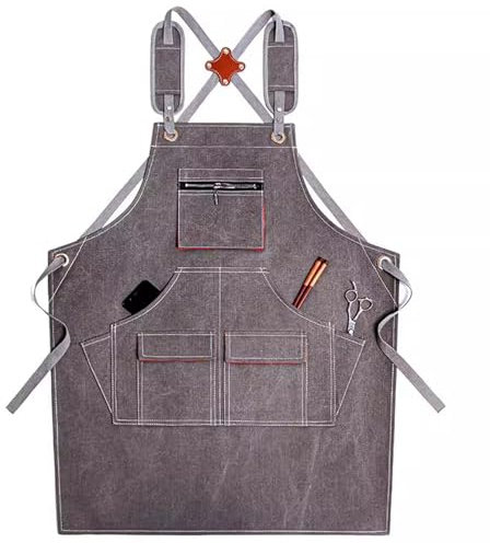 delantal de carpintería, delantal de herramientas, Delantal de herramientas delantal creativo de lona gruesa ropa de trabajo de carpintero de jardinería delantal for hombres y mujeres(Giallo)