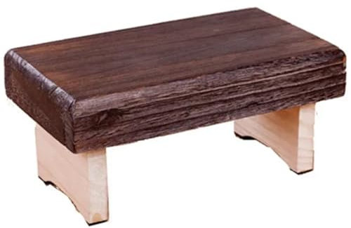 Kleiner ergonomischer Meditationsbankhocker, tragbares Design mit klappbaren Beinen, niedriger Sitz aus Holz for Meditationen, Yoga, Gebet, Seiza Zum Knien Sitzen