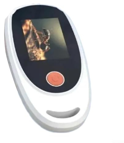 Lupa de microscopio digital con zoom de 500X, pantalla IPS de 2 pulgadas, 8 luces LED para una visualización clara en condiciones de poca luz (blanco)