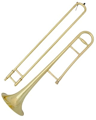 Alt B Posaune Lackiertes Gold Spiel Und Übungsinstrument Standardinstrument Posaune