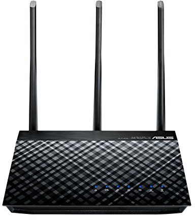 ASUS RT-AC53 Dual-band Wireless AC750 Gigabit Router, Fast 802.11ac Wi-Fi Router with 3 External Antenna, Wider Coverage, VPN Support, Black