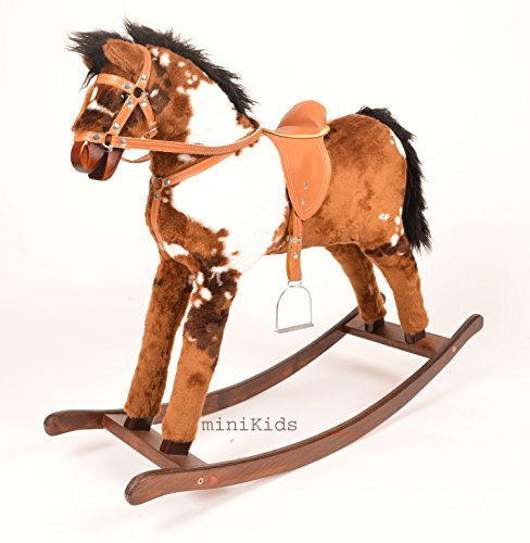 ALANEL T2 - Caballo balancín (tamaño grande, hecho a mano)