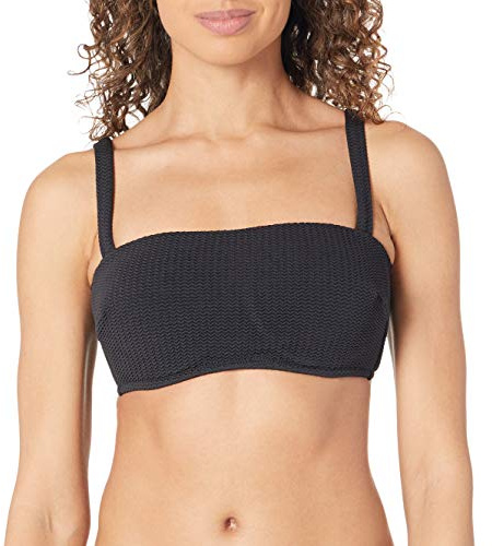 Seafolly Dam Dd Cup Bandeau Bikini Top Swimsuit med remmar DD Cup Bandeau Bikini Top Swimsuit med remmar