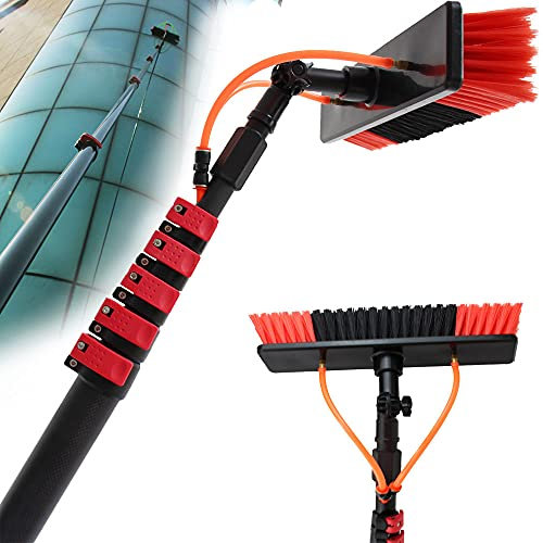 ZWJABYY Kit De Limpieza De Ventanas,Poste De Limpieza De ExtensióN Ajustable,para Camiones De Limpieza De Paneles Fotovoltaicos Limpiacristales Extensible.,10.8M/36FT