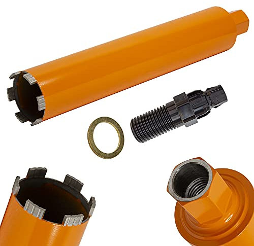 MDW Diamant Trocken-Nass-Bohrkrone Ø 72 mm inklusive BI-Adapter passend zu DD-BI-Aufnahme