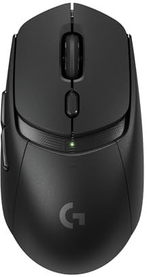 Logitech G G309 LIGHTSPEED Wireless Gaming Mouse, Lightweight, LIGHTFORCE Hybrid Switches, HERO 25K Sensor, 300+ Hour Battery Life With AA Battery, 6 Programmable Buttons, PC & Mac - Black