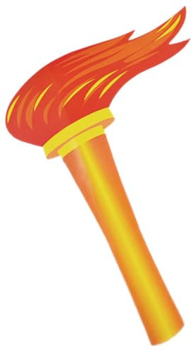 Garneck Antorcha Simulada Para Fiestas y Cosplay Juguete De Prop Para Actuaciones y Eventos Diseño Realista De Accesorio Para Ceremonias y Presentaciones