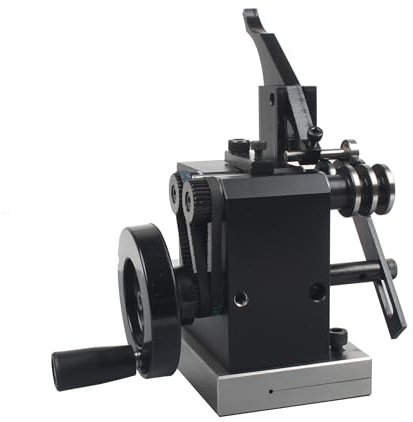 RATTMMOTOR HRV60 Mini Stanzschleifer, Kleine Stanzmaschine CNC Drehmaschine Drehwerkzeug Hochpräzise Nadelschleifmaschine für Fräsen Bohrmaschine (Genauigkeit 5μ)