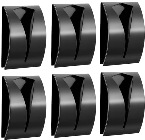 GOTRUST 6pcs Colgador Trapos Cocina Adhesivo, Cuelga Trapos de Acero Inoxidable, Gancho Autoadhesivo Trapo Cocina para Toalla Té, Toallas para Baño y Sala de Estar