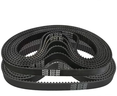 625 630 635 640 645 650 655 660 665 670mm Breite 10/12/15/20/25/30mm HTD5M Zahnriemen Länge Geschlossen Schleife Synchron Gürtel Motor Gummi Keilriemen(5M-640mm(128 Teeth),10mm)