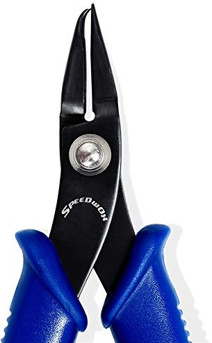 SPEEDWOX Ringöppningstång delad ring tång för smyckestillverkning verktyg 15 cm ringsplitter tång hopp ring öppnare tackel mini precision fina tänger smycken hantverk pärlor verktyg